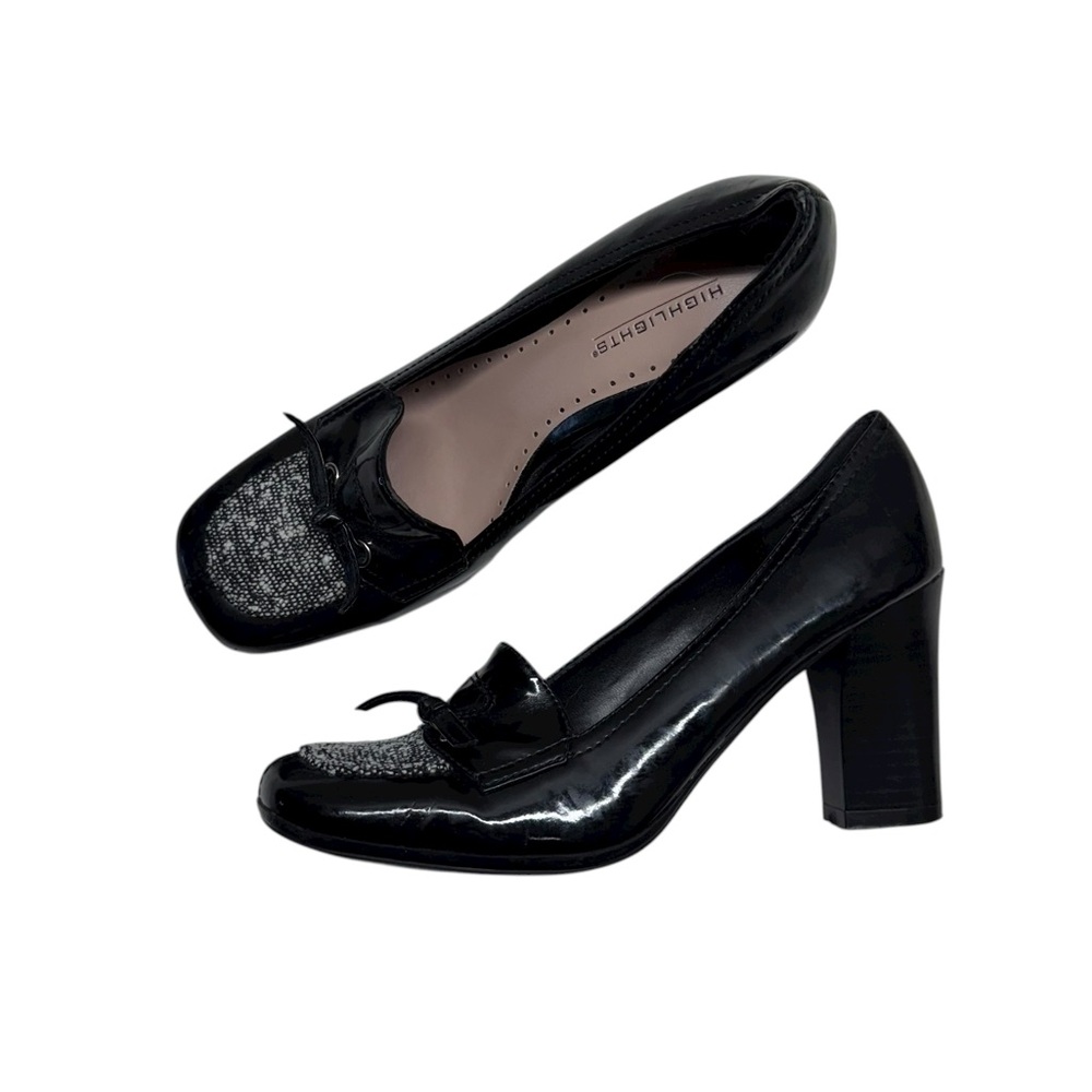 Highlights Y2K High Heel Pump Penny Loafers